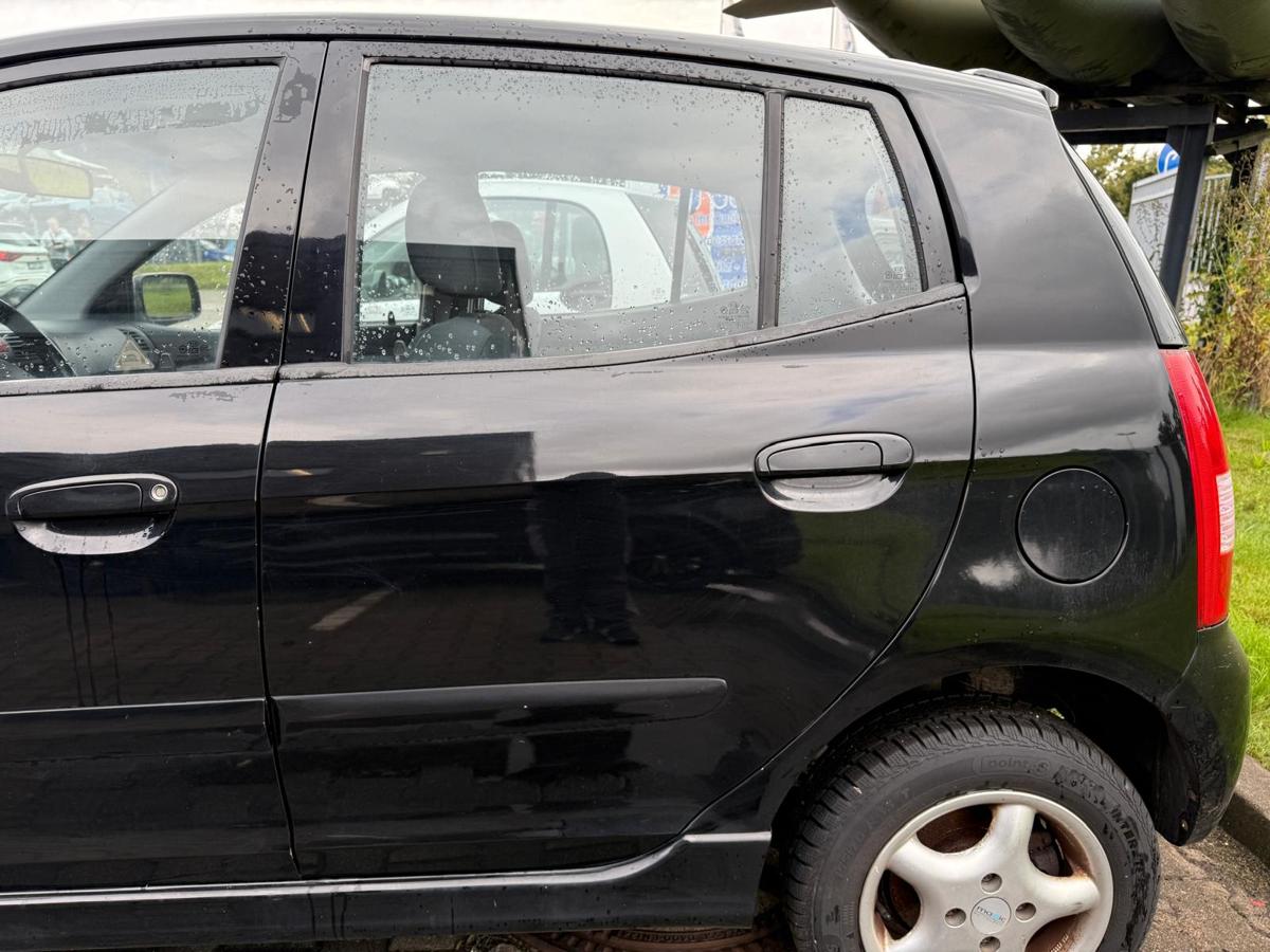 Kia Picanto BA original Tür hinten links Z1 Galaxy Black Rohbau BJ04